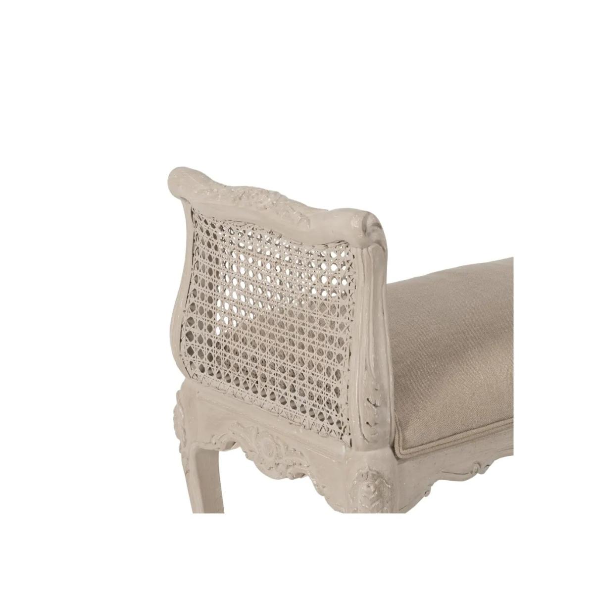 BANQUETA BEIGE DM-MADERA SALÓN 137 X 45 X 74 CM