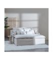SOFÁ CHAISE LONGUE BEIGE TEJIDO SALÓN 190 X 165 X 95 CM