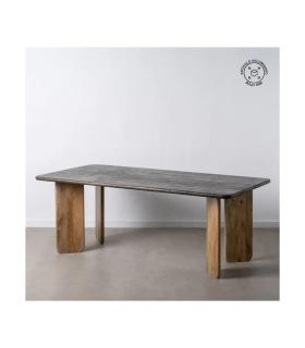 MESA COMEDOR NATURAL-MARRÓN 200 X 100 X 76 CM