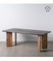 MESA COMEDOR NATURAL-MARRÓN 200 X 100 X 76 CM