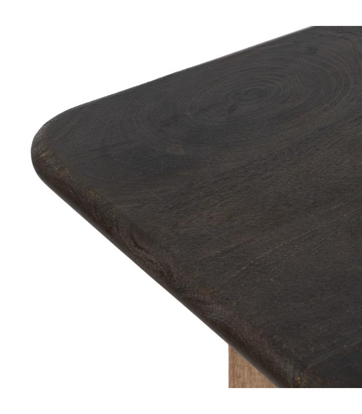 MESA COMEDOR NATURAL-MARRÓN 200 X 100 X 76 CM