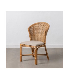 SILLA NATURAL RATÁN SALÓN 53 X 61,50 X 84,50 CM
