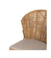 SILLA NATURAL RATÁN SALÓN 53 X 61,50 X 84,50 CM