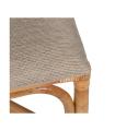 SILLA NATURAL RATÁN SALÓN 53 X 61,50 X 84,50 CM