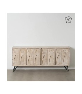 APARADOR BLANCO ROZADO MADERA DE PINO 200 X 40 X 85 CM