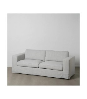 SOFÁ 3 PLAZAS GRIS TEJIDO SIENA 222 X 95 X 80 CM