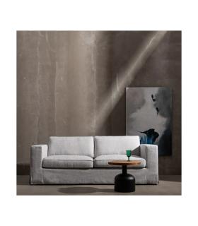 SOFÁ 3 PLAZAS GRIS TEJIDO SIENA 222 X 95 X 80 CM