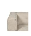 SOFÁ 3 PLAZAS BEIGE TEJIDO SIBARIS 218 X 102 X 77 CM