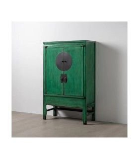 ARMARIO VERDE MADERA-MDF 108 X 48 X 175 CM