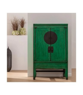 ARMARIO VERDE MADERA-MDF 108 X 48 X 175 CM
