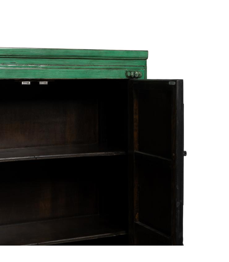 ARMARIO VERDE MADERA-MDF 108 X 48 X 175 CM