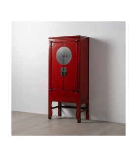 ARMARIO ROJO MADERA-MDF 83,50 X 45 X 195 CM