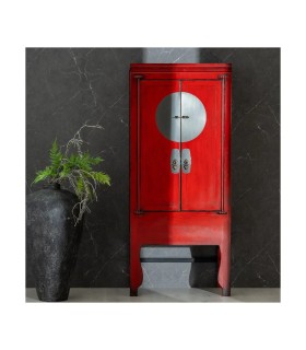 ARMARIO ROJO MADERA-MDF 83,50 X 45 X 195 CM