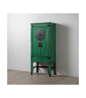 ARMARIO VERDE MADERA-MDF 83,50 X 45 X 195 CM