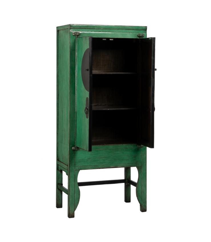 ARMARIO VERDE MADERA-MDF 83,50 X 45 X 195 CM