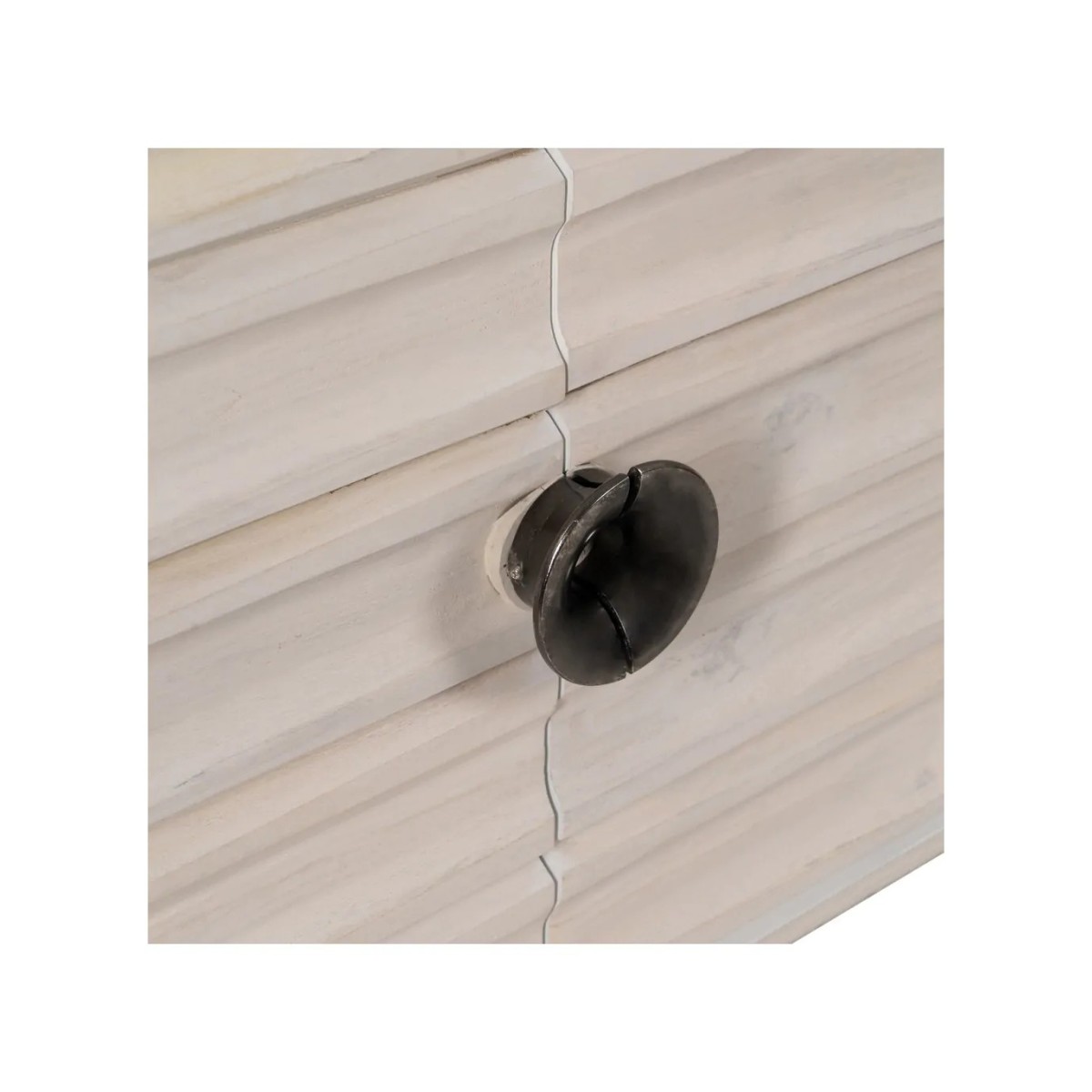 APARADOR BLANCO ROZADO MADERA DE MANGO 152 X 41 X 92 CM