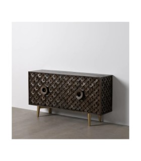 APARADOR MARRÓN MADERA DE MANGO SALÓN 152 X 40 X 82 CM