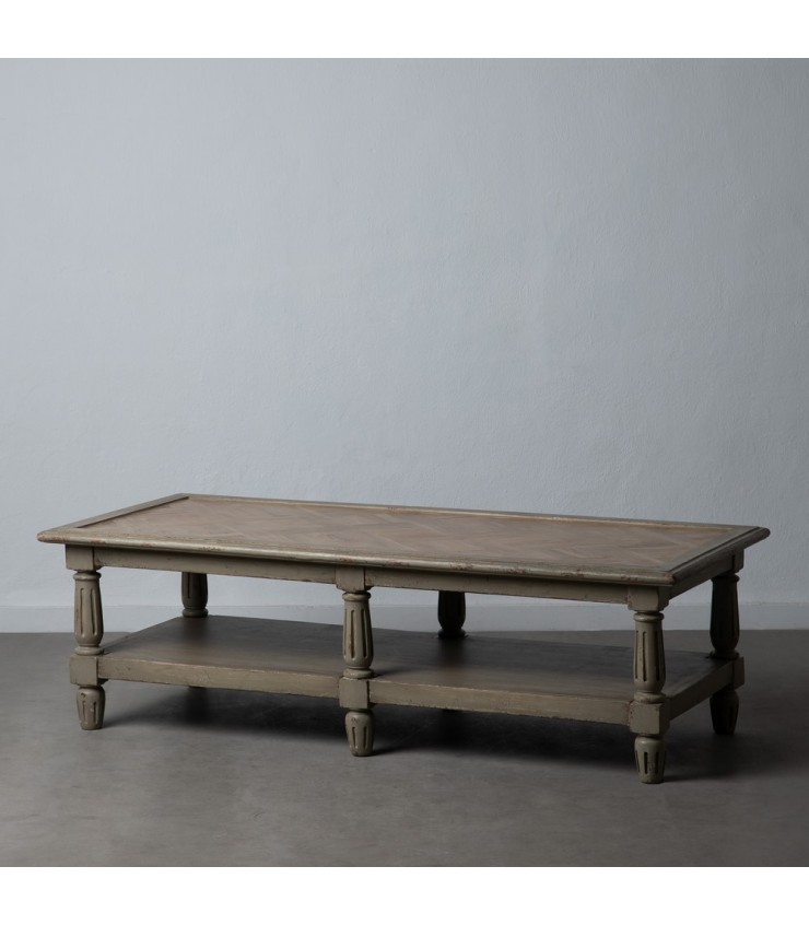 MESA CENTRO CAQUI MADERA SALÓN 170 X 80 X 46 CM