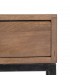 MESITA NATURAL-NEGRO MADERA DE MANGO 35,50 X 35,50 X 61 CM