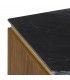 MESA CENTRO MARRÓN-NEGRO MÁRMOL/MADERA 120 X 80 X 42 CM