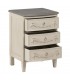 MESITA BEIGE-GRIS DM-MADERA DORMITORIO 55 X 45 X 76 CM