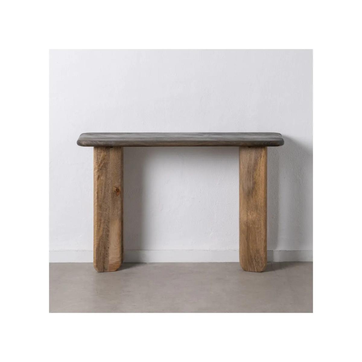 CONSOLA NATURAL-MARRÓN MADERA DE MANGO 115 X 35 X 76 CM