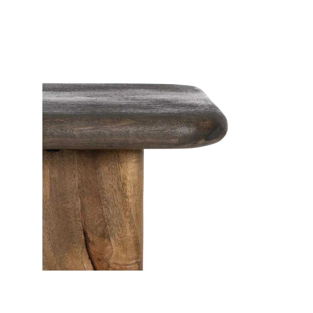 CONSOLA NATURAL-MARRÓN MADERA DE MANGO 115 X 35 X 76 CM