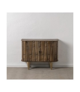 MUEBLE RECIBIDOR MARRÓN MADERA DE MANGO 108 X 42 X 85 CM