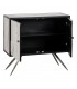 MUEBLE RECIBIDOR BLANCO-NEGRO 102 X 41 X 93 CM