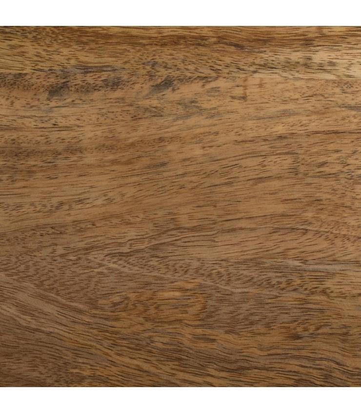 CONSOLA NATURAL-ORO MADERA-HIERRO 76 X 28 X 82 CM