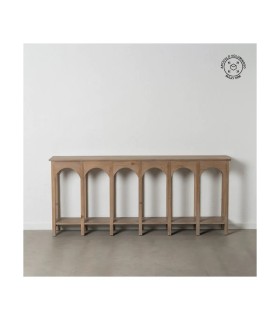 CONSOLA NATURAL MADERA DE PINO ENTRADA 210 X 38 X 90 CM