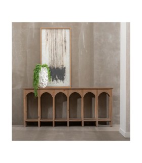 CONSOLA NATURAL MADERA DE PINO ENTRADA 210 X 38 X 90 CM