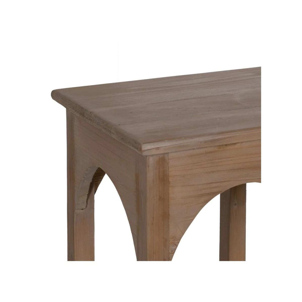 CONSOLA NATURAL MADERA DE PINO ENTRADA 210 X 38 X 90 CM