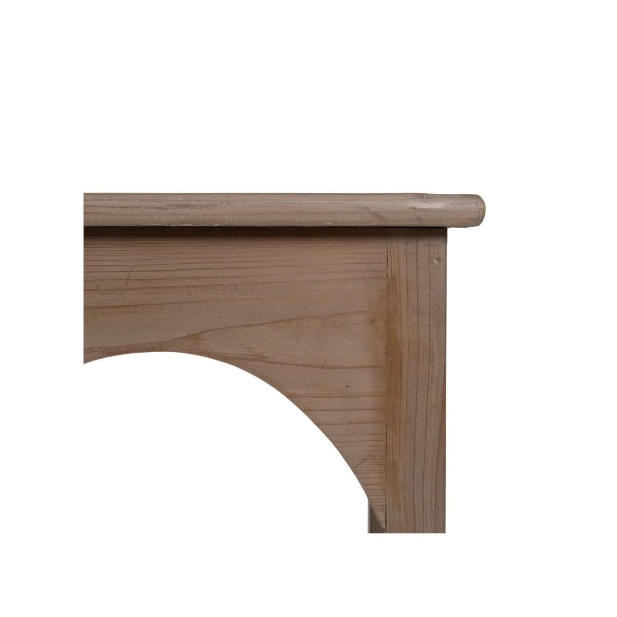 CONSOLA NATURAL MADERA DE PINO ENTRADA 210 X 38 X 90 CM