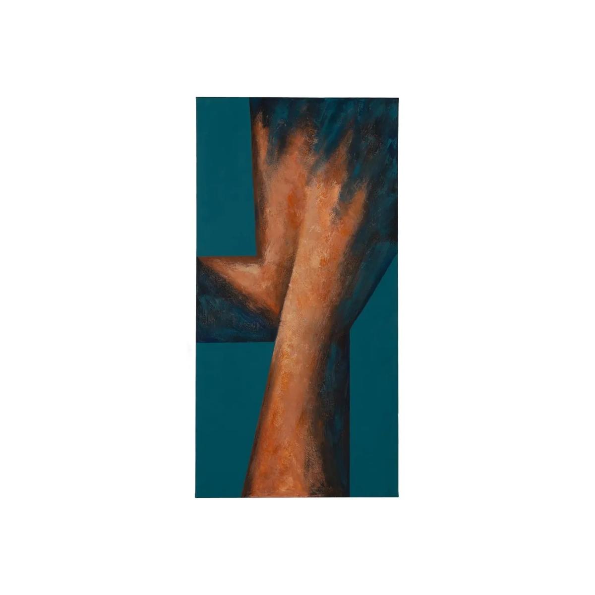 PINTURA ABSTRACTO 2/M LIENZO DECORACIÓN 70 X 140 CM