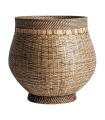 Brown rattan basket