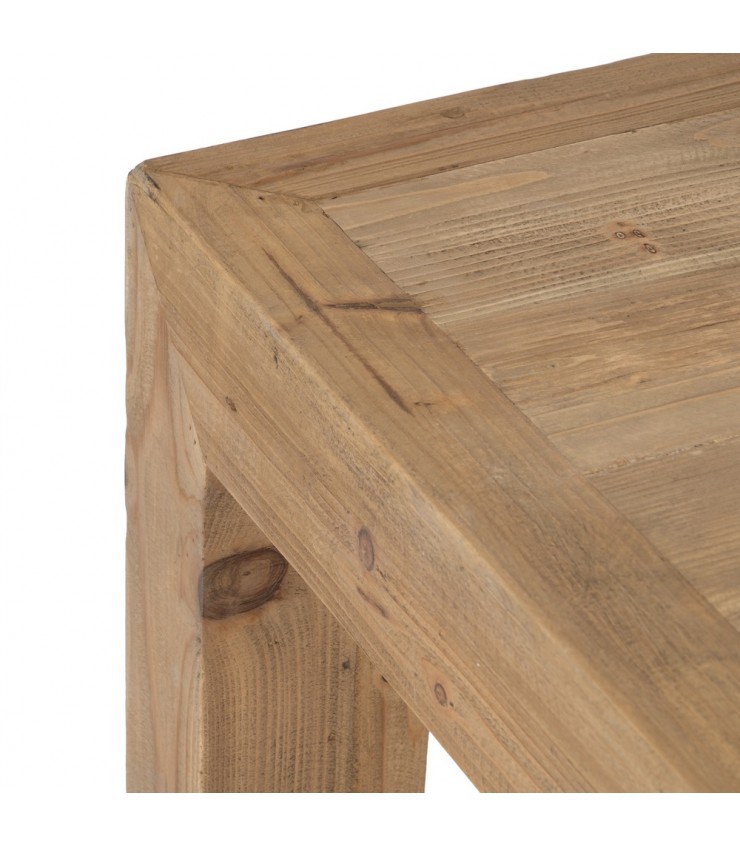 MESA CENTRO NATURAL MADERA DE OLMO 160 X 90 X 45 CM