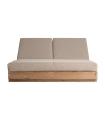 Pure double sun lounger