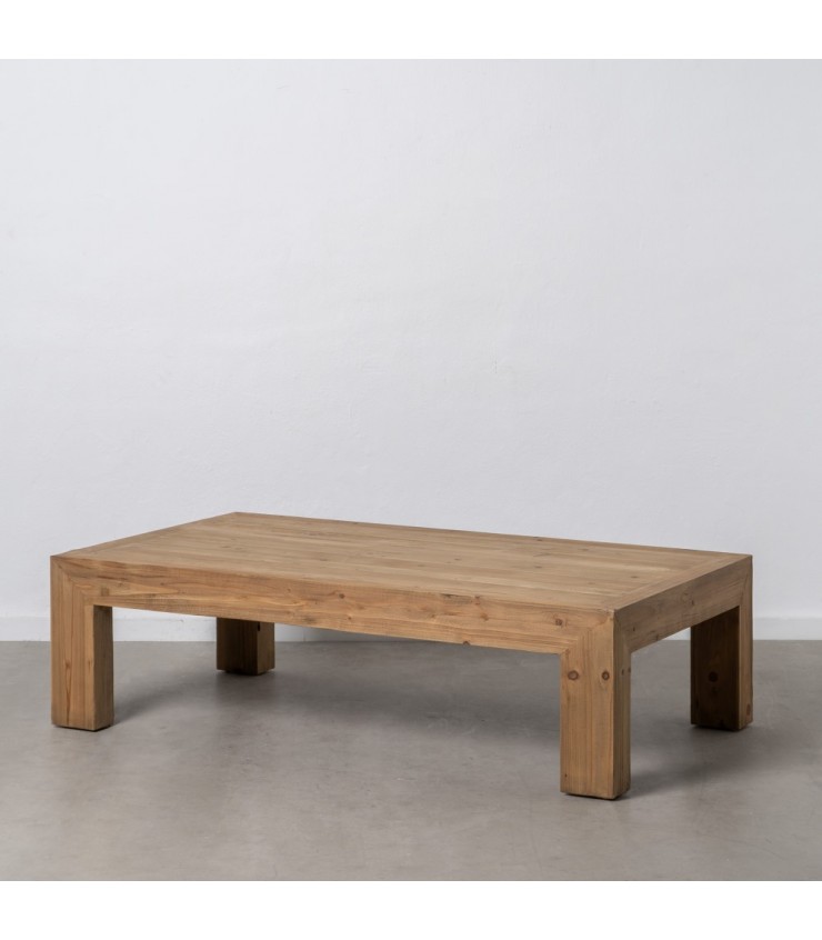 MESA CENTRO NATURAL MADERA DE OLMO 160 X 90 X 45 CM