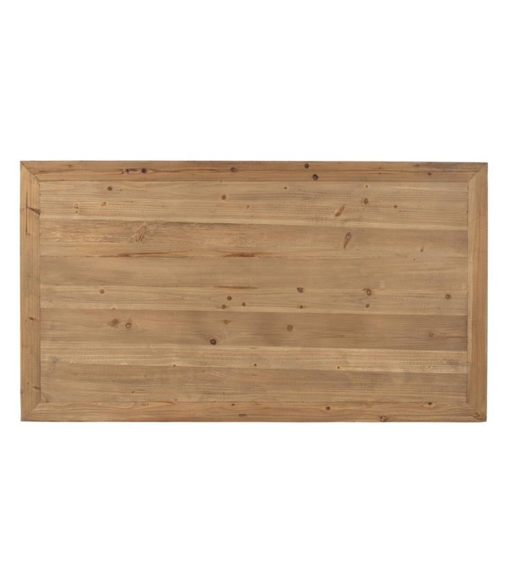 MESA CENTRO NATURAL MADERA DE OLMO 160 X 90 X 45 CM