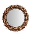 Caracolas round mirror