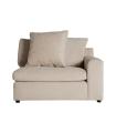 Sofá modular Klerken de poliéster crema 110 x 105 x 78 cm