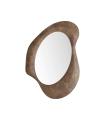 Espejo Lubeca de madera de caucho marrón 87 cm