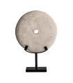 Cream marble decorative figure