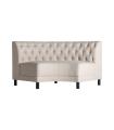 Sofá modular de madera de pino 176 x 88 cm