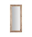 Espejo lux de madera de teka marrón 150 cm