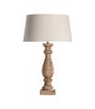 Lámpara de sobremesa de madera de mango 70 cm