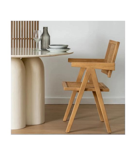 Natural rattan chair