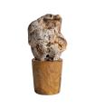 Figura decorativa de piedra tonos oscuros 45 cm