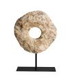 Beige stone decorative figure